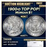1900-o Morgan Dollar TOP POP! $1 ms67+ SEGS