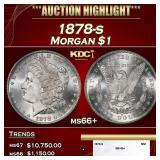 1878-s Morgan Dollar $1 ms66+ SEGS