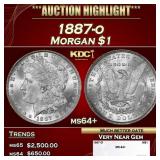 1887-o Morgan Dollar $1 ms64+ SEGS