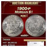 1900-p Morgan Dollar $1 ms66+ SEGS
