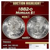 1882-o Morgan Dollar $1 ms65+ SEGS