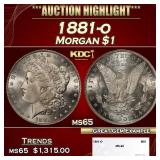 1881-o Morgan Dollar $1 ms65 SEGS