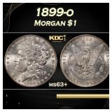 1899-o Morgan Dollar $1 Grades ms63+
