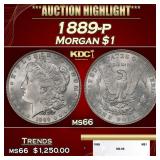 1889-p Morgan Dollar $1 ms66 SEGS