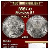 1881-o Morgan Dollar $1 ms65+ SEGS