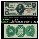 1891 $2 Large Size Silver Certificate "Windom Note