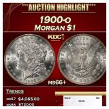 1900-o Morgan Dollar $1 ms66+ SEGS