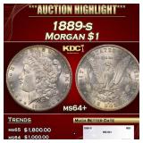 1889-s Morgan Dollar $1 ms64+ SEGS