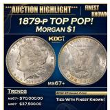 1879-p Morgan Dollar TOP POP! $1 ms67+ SEGS