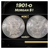 1901-o Morgan Dollar $1 Grades ms62+