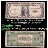1935A $1 Silver Certificate Hawaii WWII Emergency