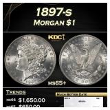1897-s Morgan Dollar $1 ms65+ SEGS