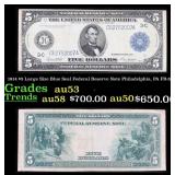 1914 $5 Large Size Blue Seal Federal Reserve Note