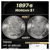 1897-s Morgan Dollar $1 ms65+ SEGS