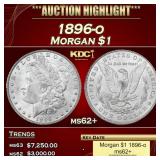 1896-o Morgan Dollar $1 ms62+ USCG