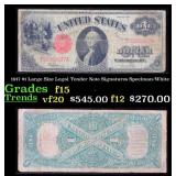 $1 Large Size Legal Tender Note Grades f+