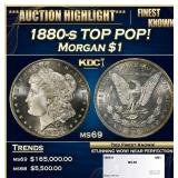 1880-s Morgan Dollar TOP POP! $1 ms69 SEGS