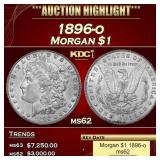 1896-o Morgan Dollar $1 ms62 USCG