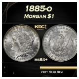 1885-o Morgan Dollar $1 Grades ms64+