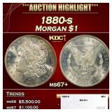 1880-s Morgan Dollar $1 ms67+ SEGS