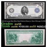 1914 $5 Large Size Blue Seal Federal Reserve Note