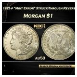 PCGS 1921-p *Mint Error* Struck-Through Reverse Mo