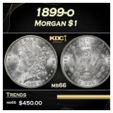 1899-o Morgan Dollar $1 Grades ms66