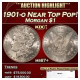 1901-o Morgan Dollar Near Top Pop! $1 ms67+ SEGS