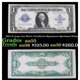 1923 $1 large size Silver Certificate Grades Choic
