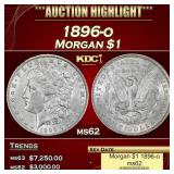 1896-o Morgan Dollar $1 ms62 USCG