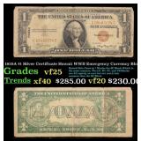 1935A $1 Silver Certificate Hawaii WWII Emergency