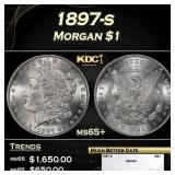 1897-s Morgan Dollar $1 ms65+ SEGS