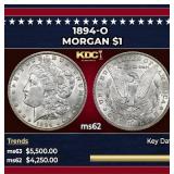 1894-o Morgan Dollar $1 ms62 USCG