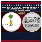 Woodstock Lucky Clover Shamrock Colorized Style -