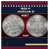 1900-p Morgan Dollar $1 Grades ms64