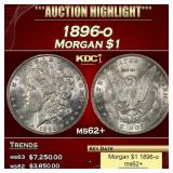 1896-o Morgan Dollar $1 ms62+ USCG