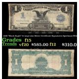 1899 $1 large size Silver Certificate "Black Eagle