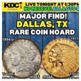 Major Find! Dallas TX Rare Coin Hoard Auction 06NM
