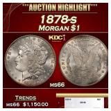 1878-s Morgan Dollar $1 ms66 SEGS
