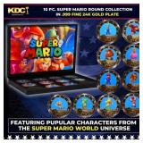 10 Coin Super Mario World Gold Plated Round Collec