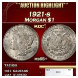 1921-s Morgan Dollar $1 ms65+ SEGS