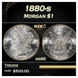 1880-s Morgan Dollar $1 Grades ms66