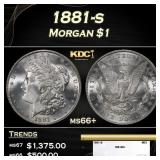1881-s Morgan Dollar $1 ms66+ SEGS