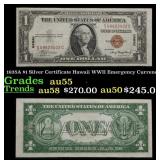 1935A $1 Silver Certificate Hawaii WWII Emergency