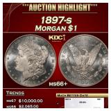 1897-s Morgan Dollar $1 ms66+ SEGS