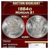 1884-o Morgan Dollar $1 ms66+ SEGS