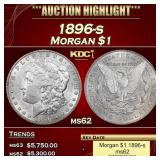 1896-s Morgan Dollar $1 ms62 USCG
