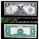 1899 $1 large size Silver Certificate "Black Eagle