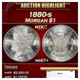 1880-s Morgan Dollar $1 ms67+ SEGS