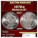 1878-s Morgan Dollar $1 ms66+ SEGS